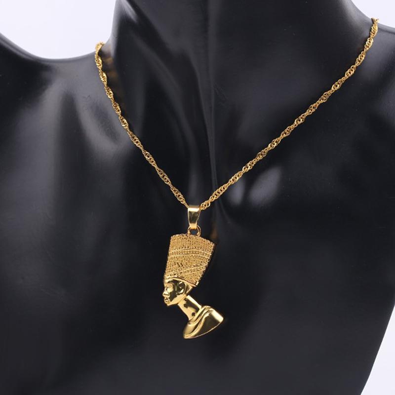 Pendant Necklaces Egyptian Queen Nefertiti Women Men Jewelry Silver Color/Gold Color Jewellery African
Pendant Necklaces Egyptian Queen Nefertiti Women Men Jewelry Silver Color/Gold Color Jewellery African