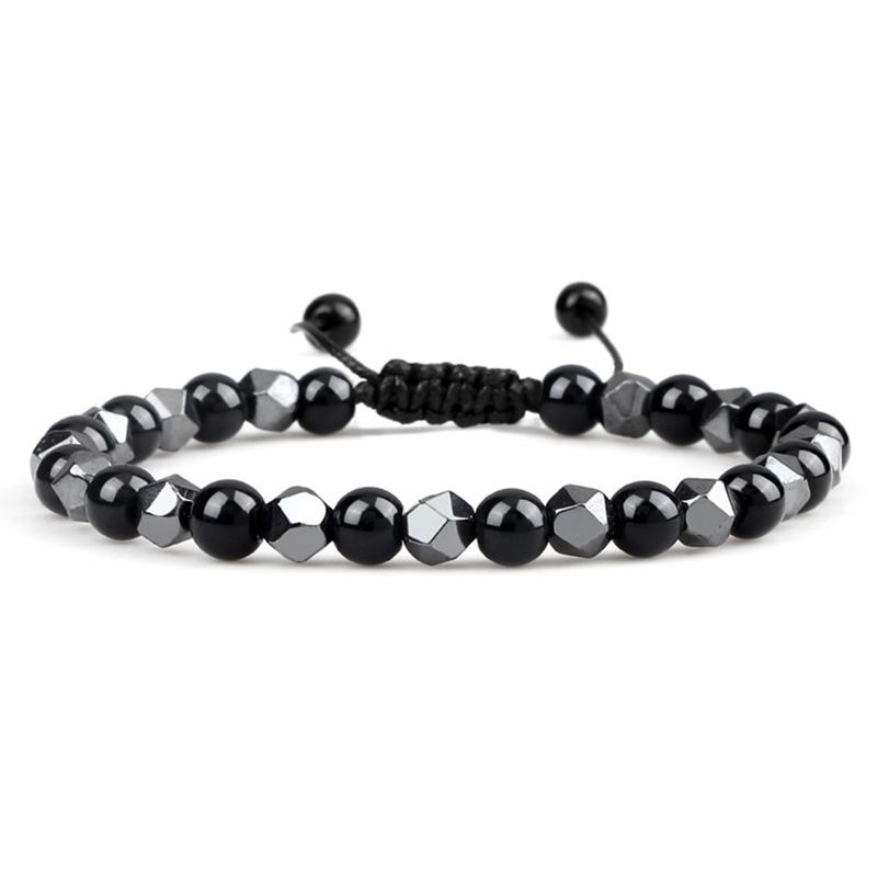 Beaded, Strands Irregular Hematite Men Weave Bracelet 6mm Natural Lava Stone Beads Bracelets&Bangles Women Adjustable Jewelry Charm Pulsera
Beaded, Strands Irregular Hematite Men Weave Bracelet 6mm Natural Lava Stone Beads Bracelets&Bangles Women Adjustable Jewelry Charm Pulsera