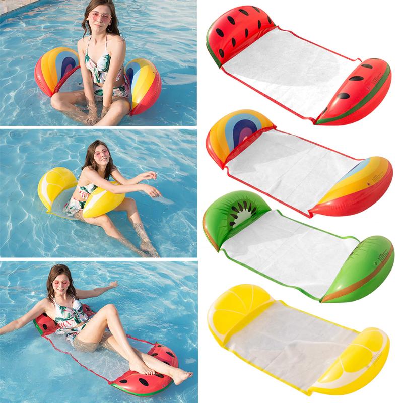 Inflatable Floats & Tubes PVC Water Hammock Recliner Fruits Mesh Floating Bed Air Mattress Summer Swimming Pool Amusement
Inflatable Floats & Tubes PVC Water Hammock Recliner Fruits Mesh Floating Bed Air Mattress Summer Swimming Pool Amusement