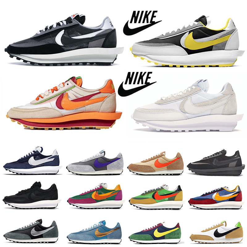 Sacai x Nike LDV Waffle Daybreak Mens Casual Shoes Summit White Black Nylon Wolf Grey platform shoe Women men trainers Sports Sneakers Chaussures fashion Pine Green, Color#10 
Sacai x Nike LDV Waffle Daybreak Mens Casual Shoes Summit White Black Nylon Wolf Grey platform shoe Women men trainers Sports Sneakers Chaussures fashion Pine Green, Color#10