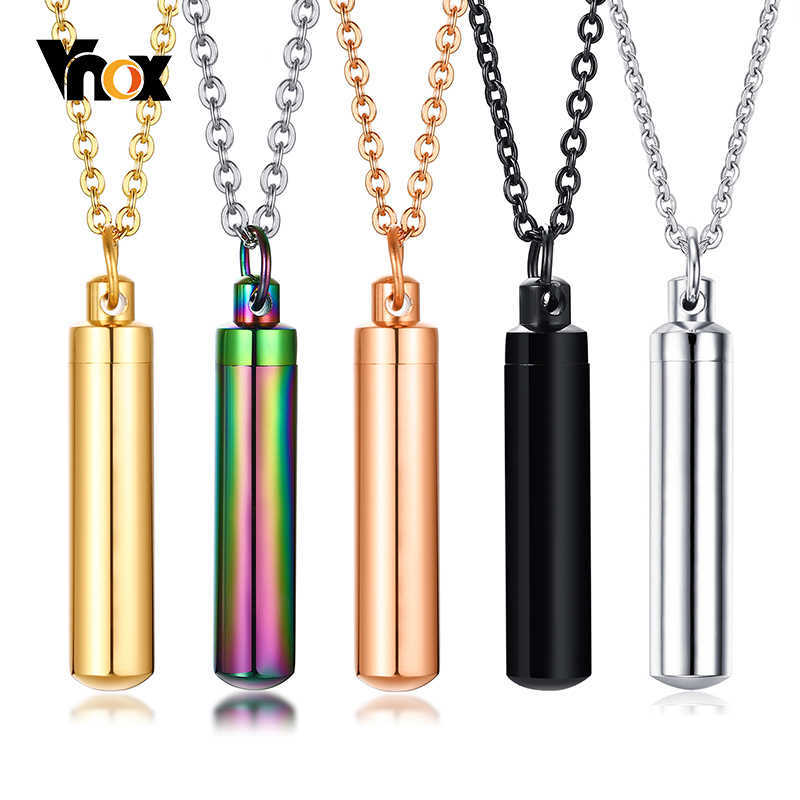 Vnox Minimalist Urn Cremation Necklaces for Men Women,Hollow Tube Memorial Ashes Pendant Vial, Keepsake Gift Perfume Holder H0918, Silver
Vnox Minimalist Urn Cremation Necklaces for Men Women,Hollow Tube Memorial Ashes Pendant Vial, Keepsake Gift Perfume Holder H0918, Silver