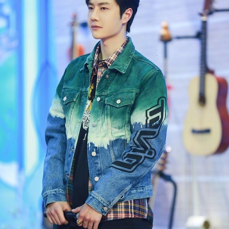 Cstyleboy Wang Yibo Star Same Coat Spring Loose Ins Tide Off Gradient Tie Dye Top Couple Men and Women, Picture color
Cstyleboy Wang Yibo Star Same Coat Spring Loose Ins Tide Off Gradient Tie Dye Top Couple Men and Women, Picture color