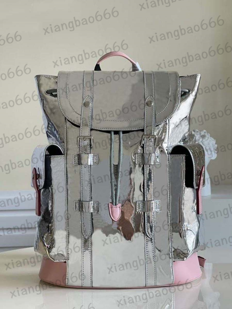 2021 Christopher 41379 mirror backpacks mens womens top quality geninue leather designer Sport bags Outdoor Packs pink silver backpack travel
2021 Christopher 41379 mirror backpacks mens womens top quality geninue leather designer Sport bags Outdoor Packs pink silver backpack travel