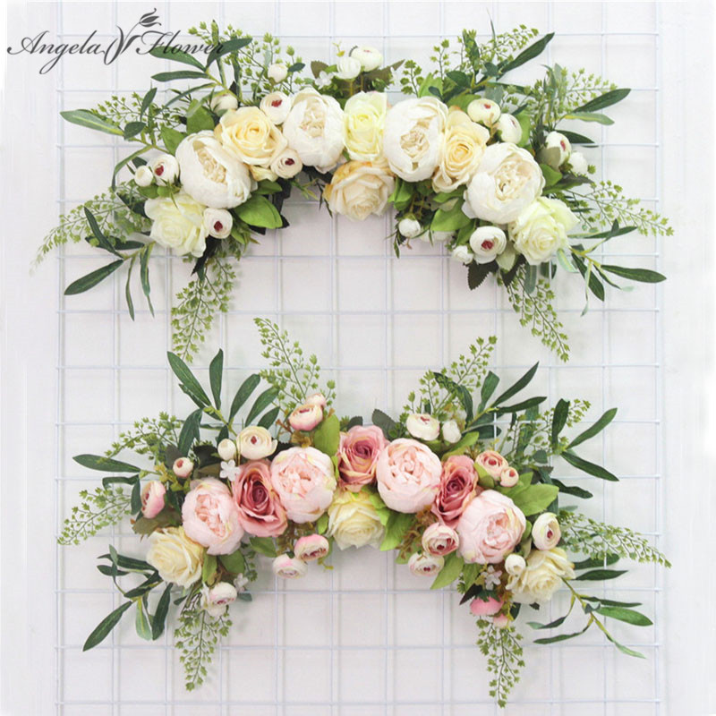 Artificia Wreath Door Threshod Fower DIY Wedding Home iving Room Party Pendant Wa Decor Christmas Garand Gift Rose Peony, D2
Artificia Wreath Door Threshod Fower DIY Wedding Home iving Room Party Pendant Wa Decor Christmas Garand Gift Rose Peony, D2