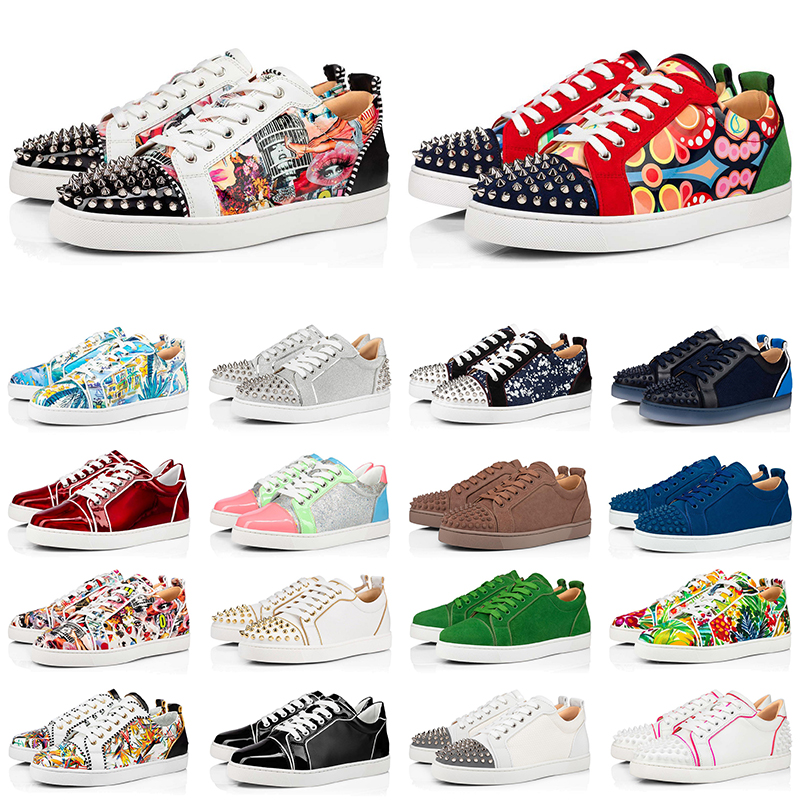 red bottoms sneakers men women designer shoes low top Black White blue Glitter Grey pink Champagne rainbow leather suede mens fashion spikes casual trainers, #38
red bottoms sneakers men women designer shoes low top Black White blue Glitter Grey pink Champagne rainbow leather suede mens fashion spikes casual trainers, #38