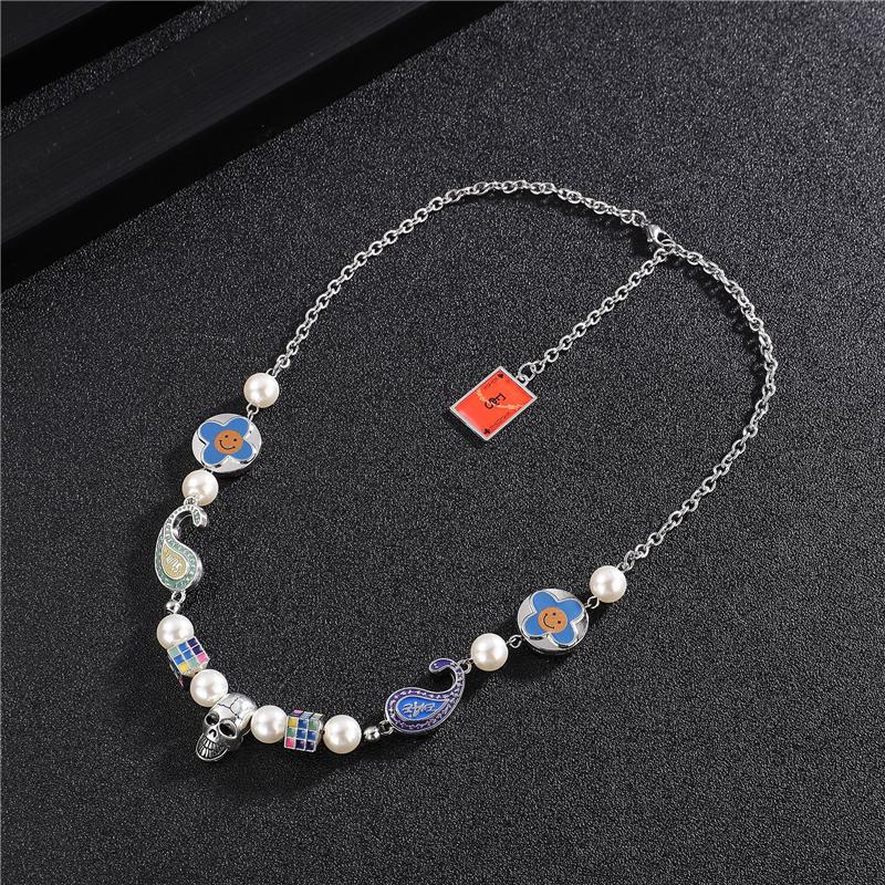 Pendant Necklaces Luokey Fashion Trendy Pearl Skull Necklace For Men Women Korea Japan Classic Punk Hip Hop Lovers Couples Charm Jewelry
Pendant Necklaces Luokey Fashion Trendy Pearl Skull Necklace For Men Women Korea Japan Classic Punk Hip Hop Lovers Couples Charm Jewelry