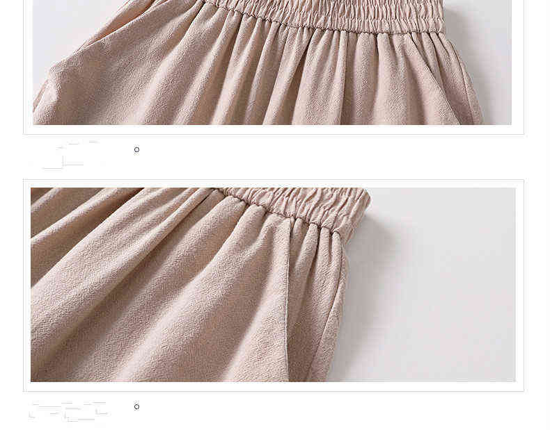 Summer Autumn Casual Cotton Linen Pants Women Elastic Waist Solid Basic Loose Women's Harem Plus Size Trousers 211115