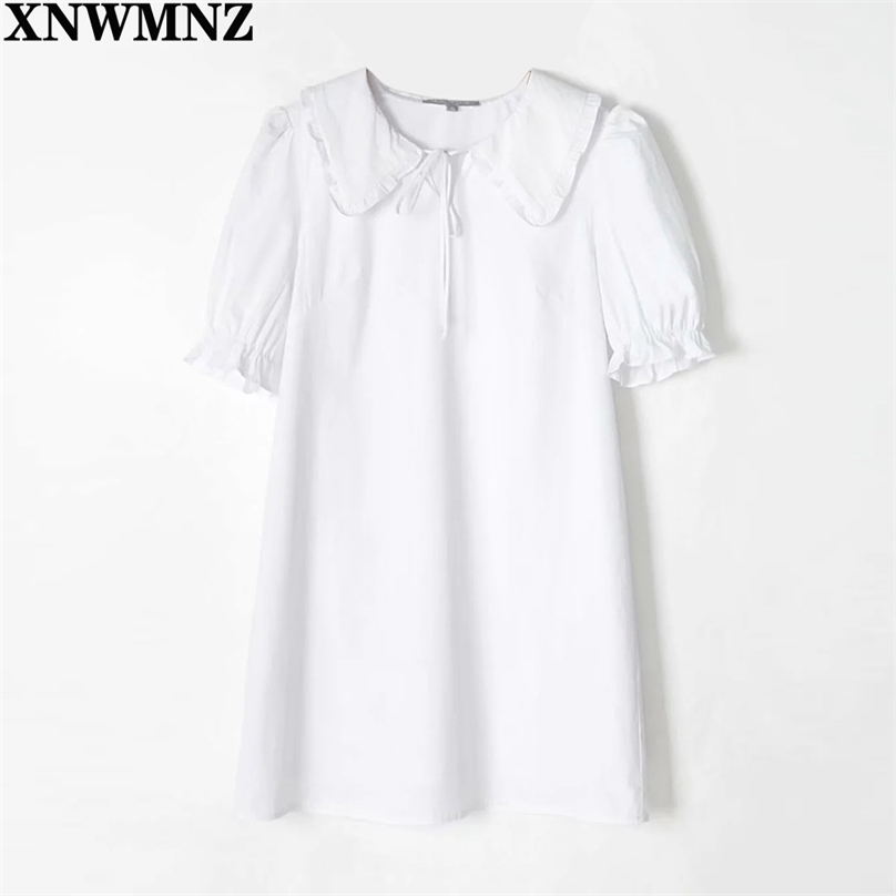 Women Fashion White Short Sleeve Summer Dress Elegant Turn Down Collar mini France Chiffon Vestido Chic short robe 210520
Women Fashion White Short Sleeve Summer Dress Elegant Turn Down Collar mini France Chiffon Vestido Chic short robe 210520