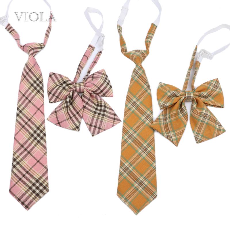 Neck Ties Lady Girl Sweet Pink Red Color Plaid Cotton Necktie Bowtie Set Party JK Uniform Cosplay Women Tie Gift Cravat School Accessory
Neck Ties Lady Girl Sweet Pink Red Color Plaid Cotton Necktie Bowtie Set Party JK Uniform Cosplay Women Tie Gift Cravat School Accessory