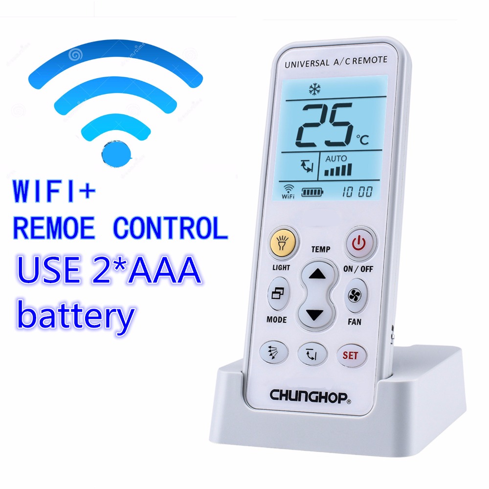 WIFI Universal Controller Air Conditioner A/C Conditioning Remote Control CHUNGHOP K-390EW APP PHONE
WIFI Universal Controller Air Conditioner A/C Conditioning Remote Control CHUNGHOP K-390EW APP PHONE