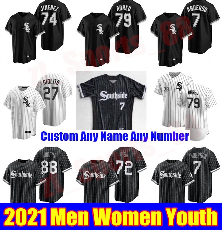 Chicago Tim Anderson White Sox 2021 City Connect Baseball Jerseys Yoan Moncada Jose Abreu Yermin Mercedes Nick Madrigal Eloy Jimenez Men Women kids, Blue;black
Chicago Tim Anderson White Sox 2021 City Connect Baseball Jerseys Yoan Moncada Jose Abreu Yermin Mercedes Nick Madrigal Eloy Jimenez Men Women kids, Blue;black