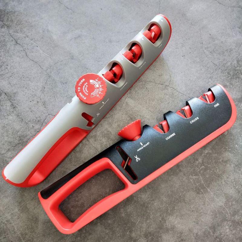 Knife Sharpener Professional 4 In 1 Kitchen Knives Grinder Scissors Sharpening Stone Whetstone Angle Adjustable
Knife Sharpener Professional 4 In 1 Kitchen Knives Grinder Scissors Sharpening Stone Whetstone Angle Adjustable