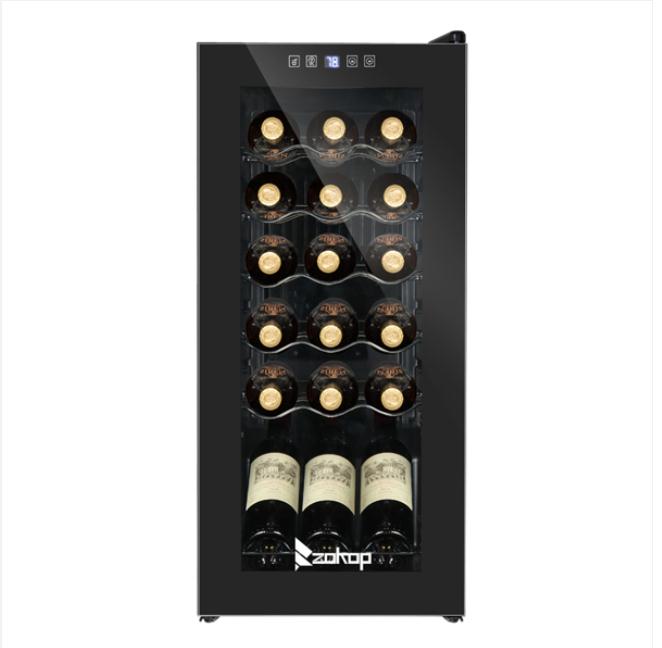 Kitchen Storage & Organization American Standard JC-53 AC 115V /60Hz 18Bottle/1.8Cu.Ft/52L/ Compressor Wine Cabinet Black