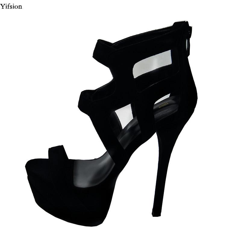 Olomm Women Platform Sandals Stiletto High Heels Shoes Nice Open Toe Elegant Black Party US Plus Size 4-.5
Olomm Women Platform Sandals Stiletto High Heels Shoes Nice Open Toe Elegant Black Party US Plus Size 4-.5