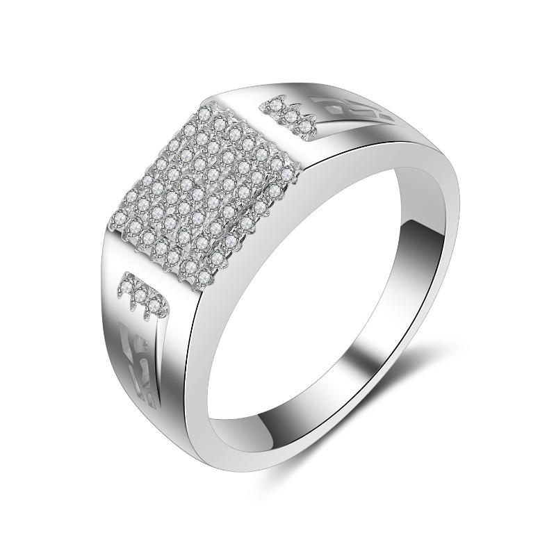 Cluster Rings Sliver 925 VVS1 Diamond Ring For Men Square Bague Etoile Bizuteria Hip Hop White Topaz Gemstone Silver Jewelry, Golden;silver
Cluster Rings Sliver 925 VVS1 Diamond Ring For Men Square Bague Etoile Bizuteria Hip Hop White Topaz Gemstone Silver Jewelry, Golden;silver
