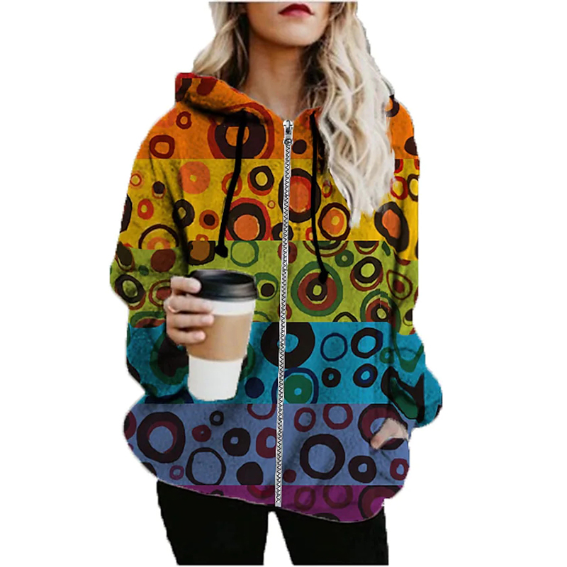 informal 3D printing Zipper Hoodied& Sweatshirts Jacket Sports Fall & Winter Regular Coat Loose Active Streetwear Long Sleeve Print Going Out, Black
informal 3D printing Zipper Hoodied& Sweatshirts Jacket Sports Fall & Winter Regular Coat Loose Active Streetwear Long Sleeve Print Going Out, Black