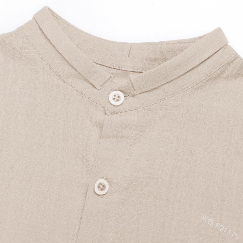 Summer Mens Shirts Short Sleeve Linen Cotton Shirt 2021 Men Clothing Streetwear Slim Fit Male Casual Solid Button Blouse Tops Men's