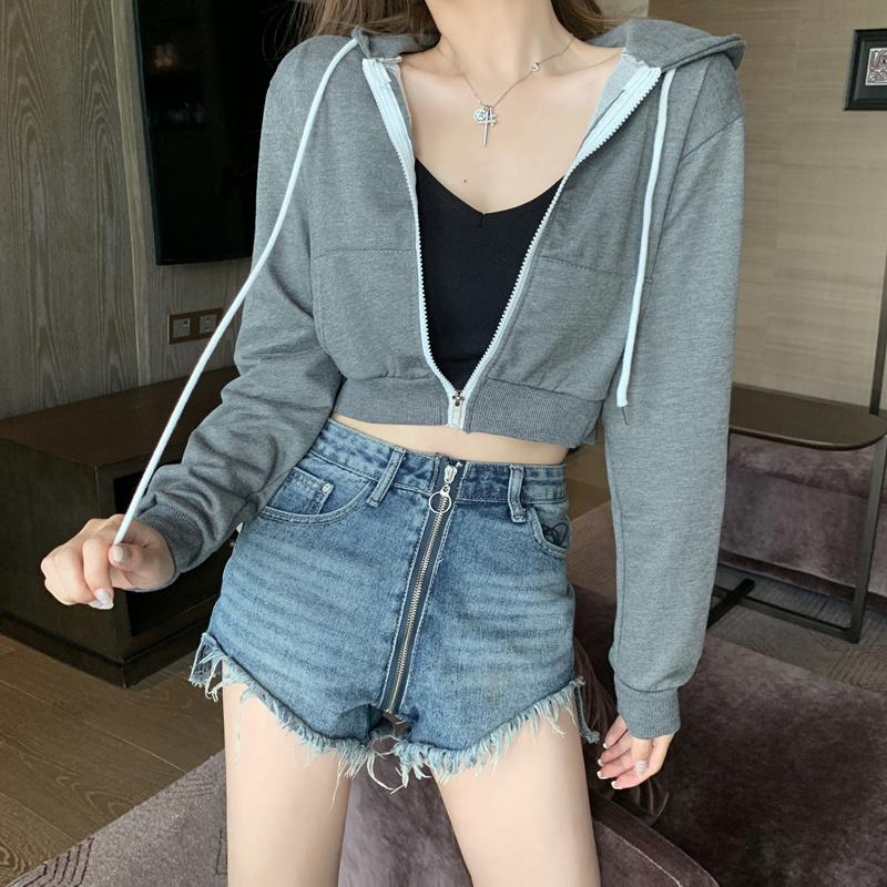 Women's Hoodies & Sweatshirts Special Offer No Reduction Color Short Sweater Thin, Black
Women's Hoodies & Sweatshirts Special Offer No Reduction Color Short Sweater Thin, Black