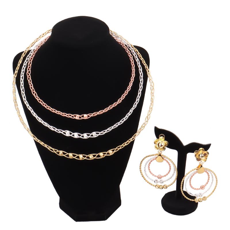 Earrings & Necklace 2021 Trendy Jewelry Set For Woman Rose Gold Earings European Personality Beads Female Simple Tassel Clavicle Chain, Silver
Earrings & Necklace 2021 Trendy Jewelry Set For Woman Rose Gold Earings European Personality Beads Female Simple Tassel Clavicle Chain, Silver