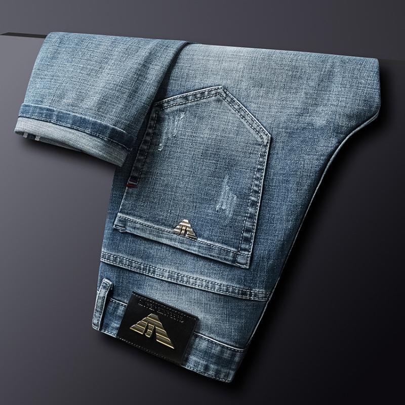 Autumn Cotton Jeans Men's Slim Elastic Italy Eagle Brand Summer Fashion Business Trousers Classic Style Denim Pants Male, Blue
Autumn Cotton Jeans Men's Slim Elastic Italy Eagle Brand Summer Fashion Business Trousers Classic Style Denim Pants Male, Blue