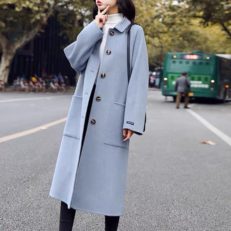 Women's Trench Coats 2021 Autumn And Winter Korean Fashion Loose High-end Mid-length Woolen Coat Jacket Casual Ladies Overcoat Temperament, Tan;black
Women's Trench Coats 2021 Autumn And Winter Korean Fashion Loose High-end Mid-length Woolen Coat Jacket Casual Ladies Overcoat Temperament, Tan;black