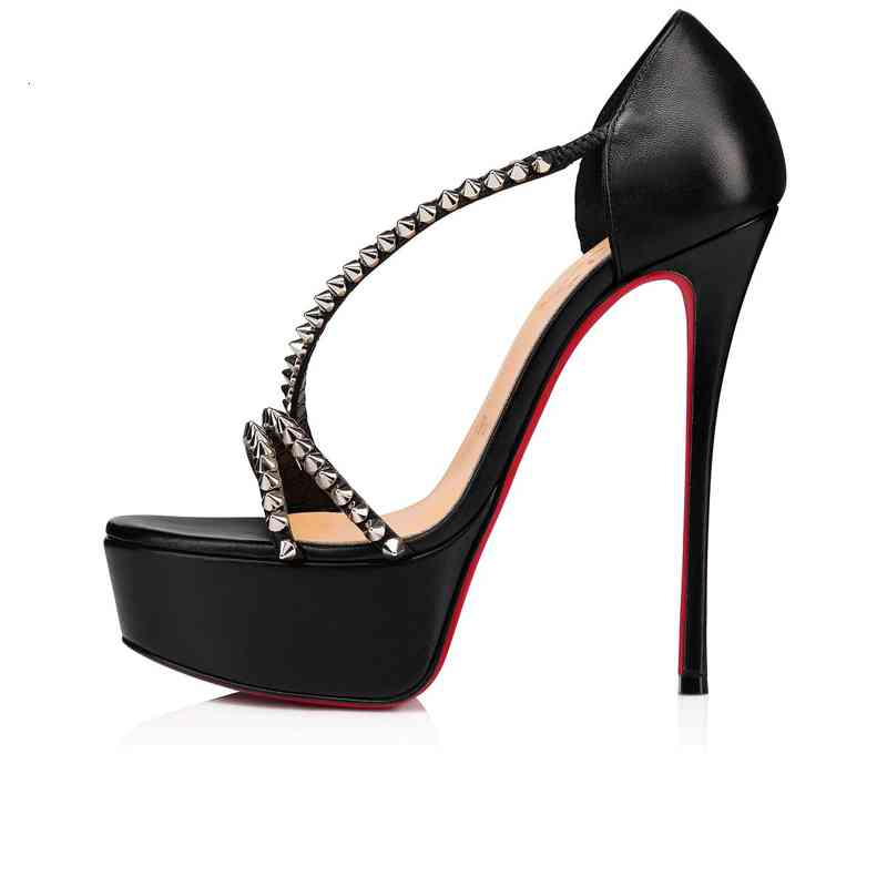 Pumps Summer sandal dress shoes red bottom sandals So Spike Alta 150mm platform super heeled wedding party gift with box, Black
Pumps Summer sandal dress shoes red bottom sandals So Spike Alta 150mm platform super heeled wedding party gift with box, Black