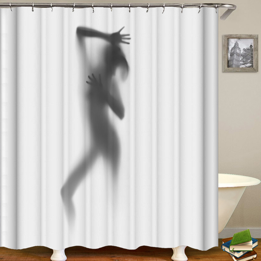 Sexy White Polyester Shower Curtains Creative Eco-friendly Waterproof Shower Curtain Bathroom Woman Bath Shadow Series Curtain for Door
Sexy White Polyester Shower Curtains Creative Eco-friendly Waterproof Shower Curtain Bathroom Woman Bath Shadow Series Curtain for Door