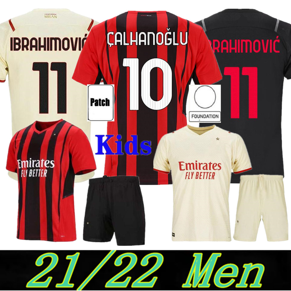 Fans AC Milan 21 22 soccer jerseys IBRAHIMOVIC GIROUD BENNACER TONALI ROMAGNOLI jersey 2021 2022 CALHANOGLU REBIC football shirt men kids third, Home
Fans AC Milan 21 22 soccer jerseys IBRAHIMOVIC GIROUD BENNACER TONALI ROMAGNOLI jersey 2021 2022 CALHANOGLU REBIC football shirt men kids third, Home