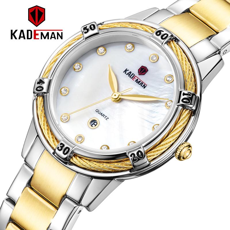 Women Watch Fashion Casual Ladies Quartz Wristwatch Golden Stainless Steel Watchband Dress Clock For Girl Wristwatches, Slivery;brown
Women Watch Fashion Casual Ladies Quartz Wristwatch Golden Stainless Steel Watchband Dress Clock For Girl Wristwatches, Slivery;brown