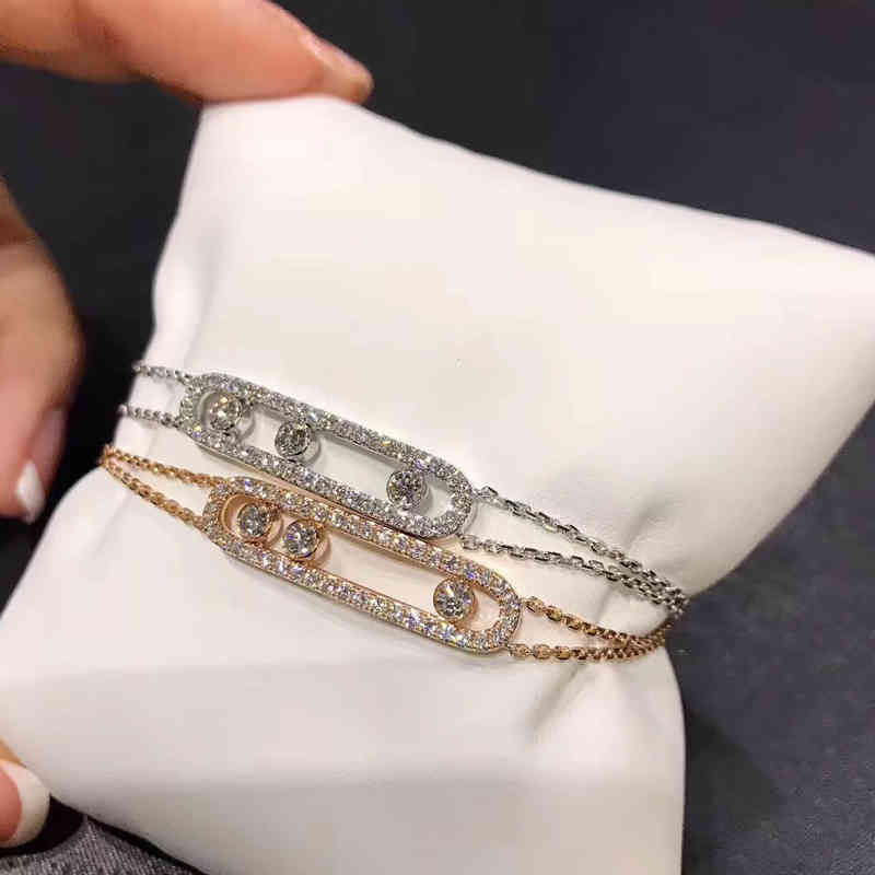 France Sterling 925 Silver Messika Bracelet Famous Brand Jewelry Luxury Fashion Woman Bracelets Chains Y0414
France Sterling 925 Silver Messika Bracelet Famous Brand Jewelry Luxury Fashion Woman Bracelets Chains Y0414