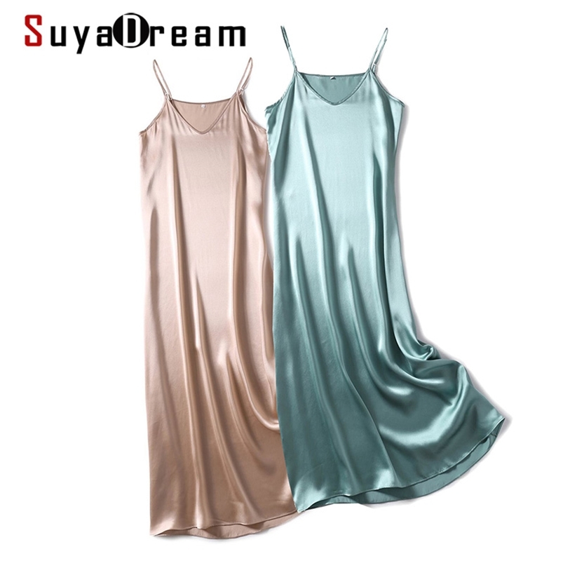 SuyaDream Woman Maxi Dress 100% Silk Satin Sleeveless Solid Spaghetti Strap Long es Elegant Chic Slip 210701, White
SuyaDream Woman Maxi Dress 100% Silk Satin Sleeveless Solid Spaghetti Strap Long es Elegant Chic Slip 210701, White