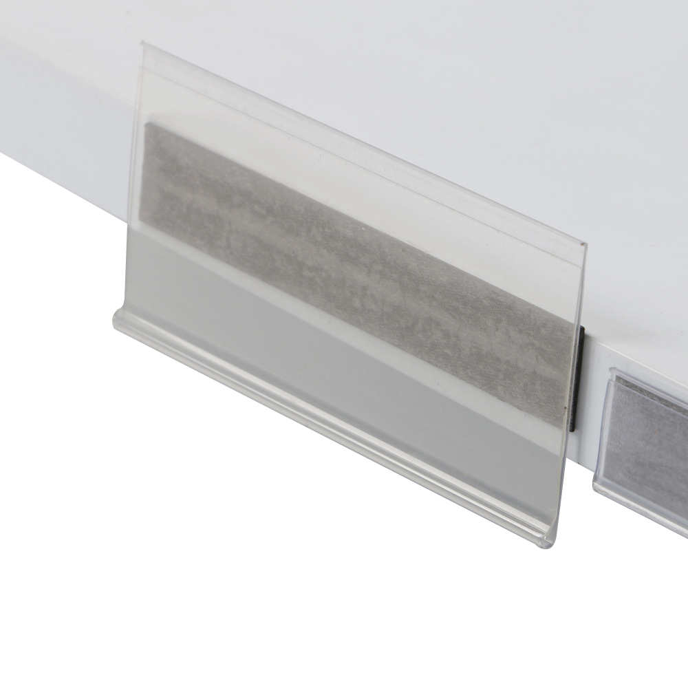 Pvc Strip Scanner Shelf Label Holder for Office