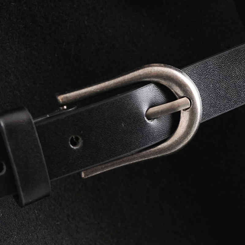 Women's Chic Double-Breasted Coat With Belt Temperament Waist Fashion Autumn And Winter Jacket 210521