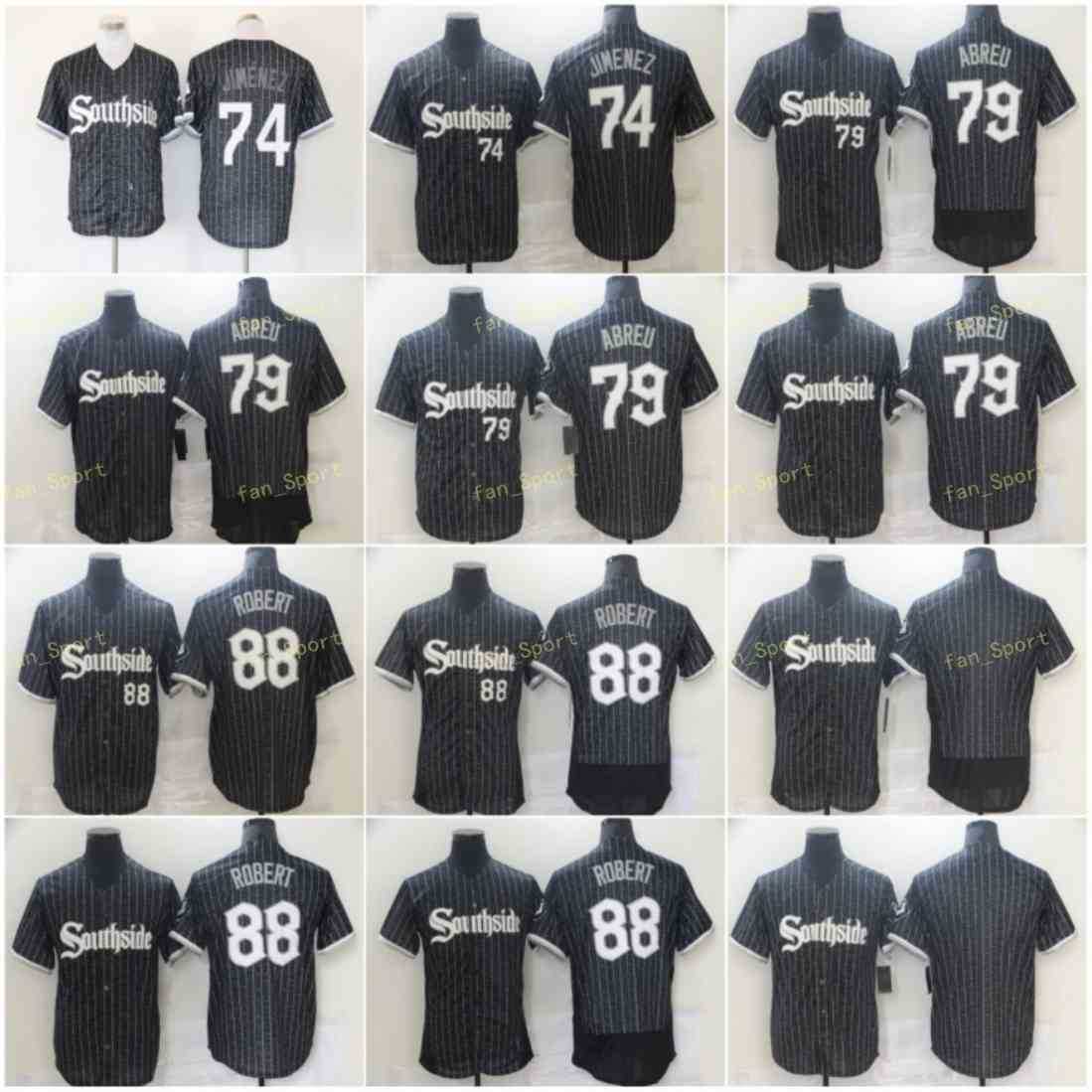 City Connect Southside 74 Eloy Jimenez Baseball Jerseys 79 Jose Abreu 88 Luis Robert Stitched Flexbase Cool Base Black, Men
City Connect Southside 74 Eloy Jimenez Baseball Jerseys 79 Jose Abreu 88 Luis Robert Stitched Flexbase Cool Base Black, Men