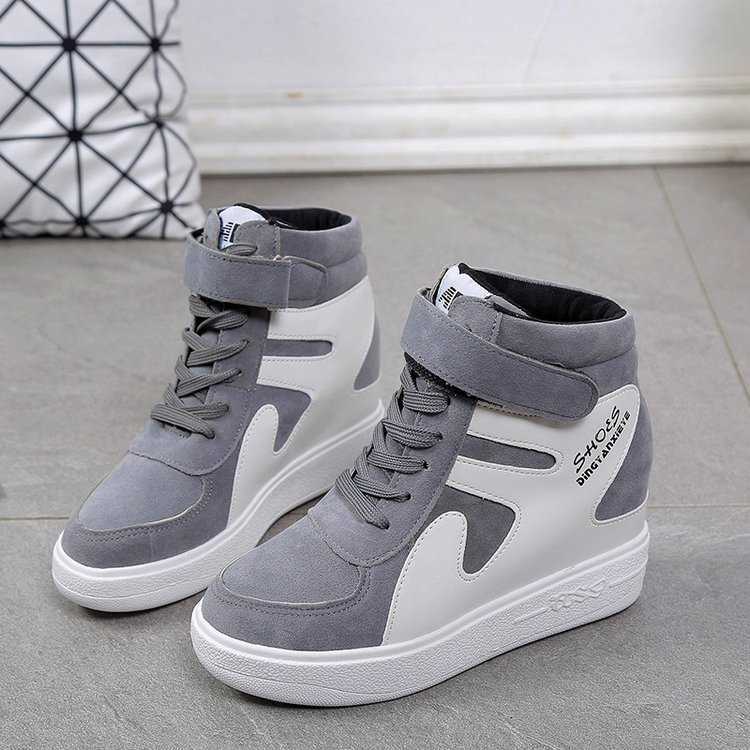 Red Sneakers Women 2021 High Top Platform Sneakers Women Casual Wedges Shoes Womens Shoes Black Platform Vulcanize Shoes Women Y0907
