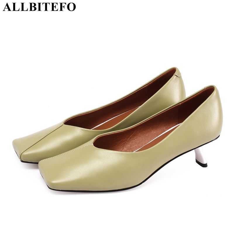 ALLBITEFO square toe natural genuine leather women heels shoes fashion sexy women medium heel shoes high heels office work shoes 210611, As picture
ALLBITEFO square toe natural genuine leather women heels shoes fashion sexy women medium heel shoes high heels office work shoes 210611, As picture