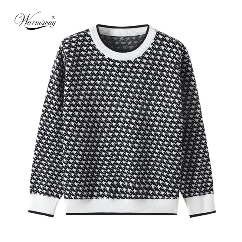 Women Geometric Khaki Knitted Sweater Casual Houndstooth Lady Pullover Sweater Female Autumn Winter Retro Jumper C-272
Women Geometric Khaki Knitted Sweater Casual Houndstooth Lady Pullover Sweater Female Autumn Winter Retro Jumper C-272