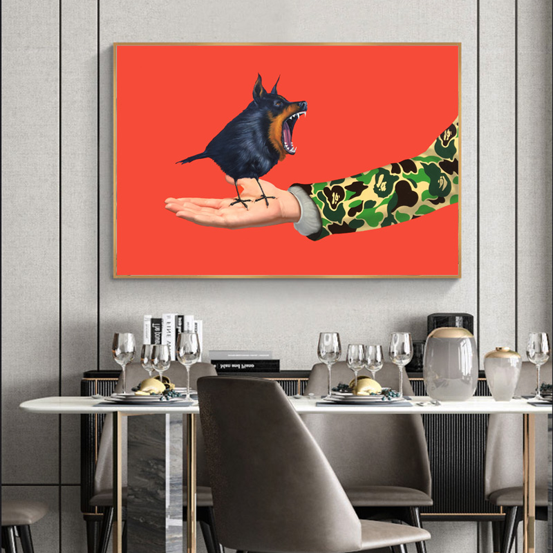 Bird In Hand Posters and Prints Canvas Painting Wall Art For Living Room Wall Pictures Classical Home Decor