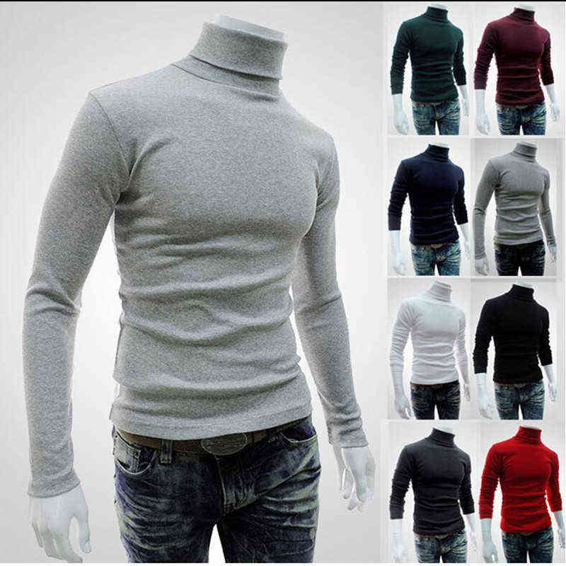 Autumn Winter Men'S Sweater Men'S Turtleneck Solid Color Casual Sweater Men's Slim Fit Brand Knitted Pullovers 211109, Black
Autumn Winter Men'S Sweater Men'S Turtleneck Solid Color Casual Sweater Men's Slim Fit Brand Knitted Pullovers 211109, Black