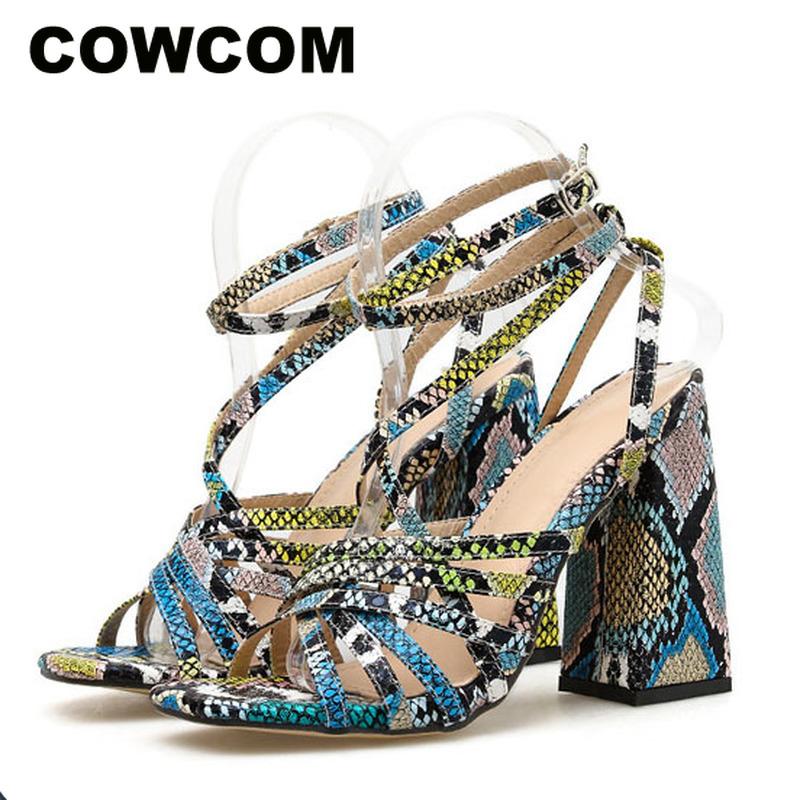 Sandals Women Leopard Square Heels Sexy Roman Shoes Flat Color Thick Heeled High-heeled, Black
Sandals Women Leopard Square Heels Sexy Roman Shoes Flat Color Thick Heeled High-heeled, Black