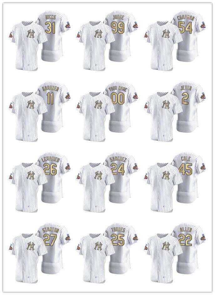 New York MEN Yankees Aaron Judge Gerrit Cole Gary Sanchez White Gold 2009 World Series Champions Jersey baseball Jersey, Black
New York MEN Yankees Aaron Judge Gerrit Cole Gary Sanchez White Gold 2009 World Series Champions Jersey baseball Jersey, Black