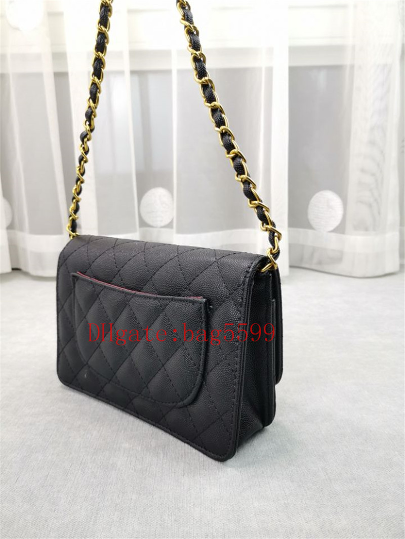 2021 Mode Femmes Sac à bandoulière Qualité de luxe Cuir Pour La Messenière Chaîne Messenger Bandoulière Girlande Diamond Tatit Mini Sac à main Ch