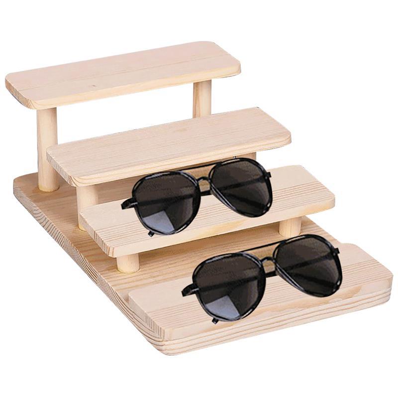 Fashion Sunglasses Frames Sun Glasses Eyeglasses Wood Display Stands Shelf Show Stand Holder Rack 4pairs Options Natural Material
Fashion Sunglasses Frames Sun Glasses Eyeglasses Wood Display Stands Shelf Show Stand Holder Rack 4pairs Options Natural Material