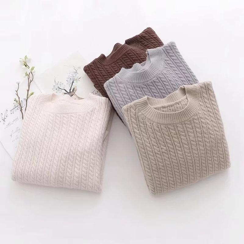 Women's Sweaters Long-sleeved Bottoming Shirt Lazy Wind Blouse Women 2021 Autumn Pullover Sweater Round Neck, Gray
Women's Sweaters Long-sleeved Bottoming Shirt Lazy Wind Blouse Women 2021 Autumn Pullover Sweater Round Neck, Gray
