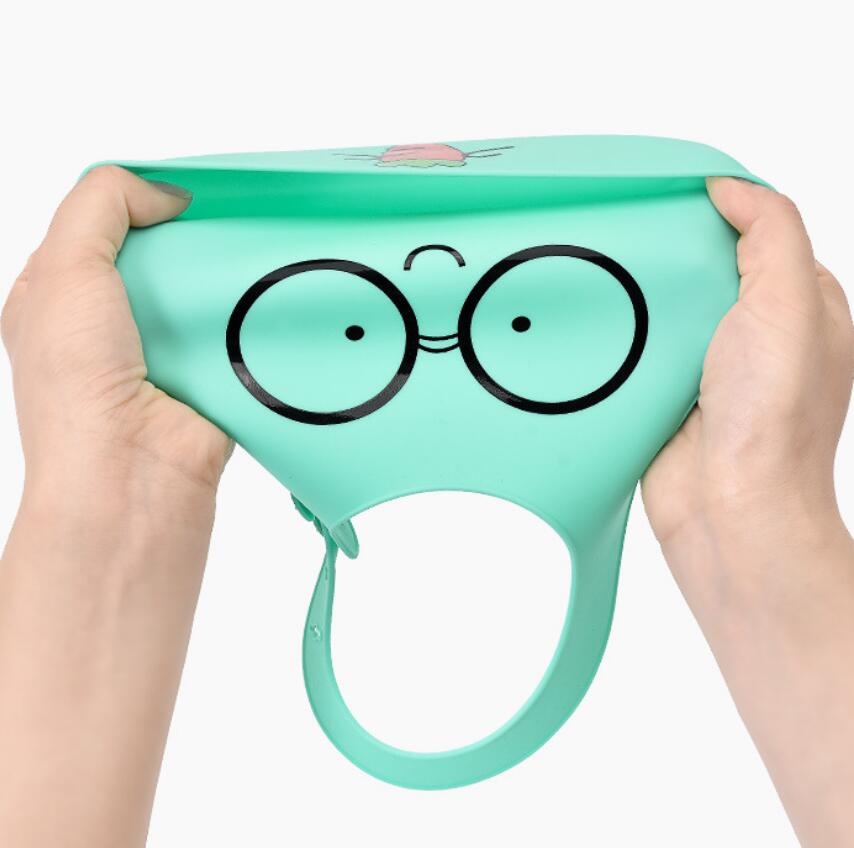 Baby Silicone Bib Infant Cartoon Waterproof Bibs Children Silicone Bib Baby Saliva Rice Pocket Maternal Infant Products HHC69916581946