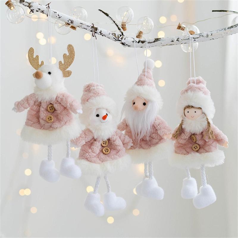 Christmas Decorations 1PC Pink Decoration Pendant Plush Angel Girl Santa Claus Snowman Elk Doll Home Year Gift
Christmas Decorations 1PC Pink Decoration Pendant Plush Angel Girl Santa Claus Snowman Elk Doll Home Year Gift