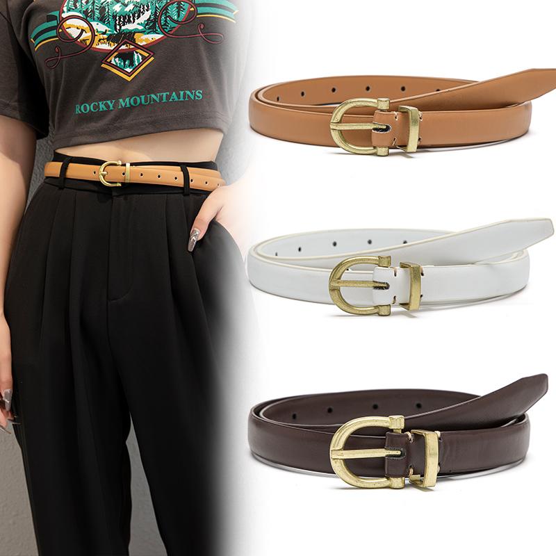 Belts ZLY 2022 Fashion Women Belt PU Leather Material Alloy Metal Pin Buckle Romantic Lady Style Casual Formal Versatile Luxury, Brown
Belts ZLY 2022 Fashion Women Belt PU Leather Material Alloy Metal Pin Buckle Romantic Lady Style Casual Formal Versatile Luxury, Brown