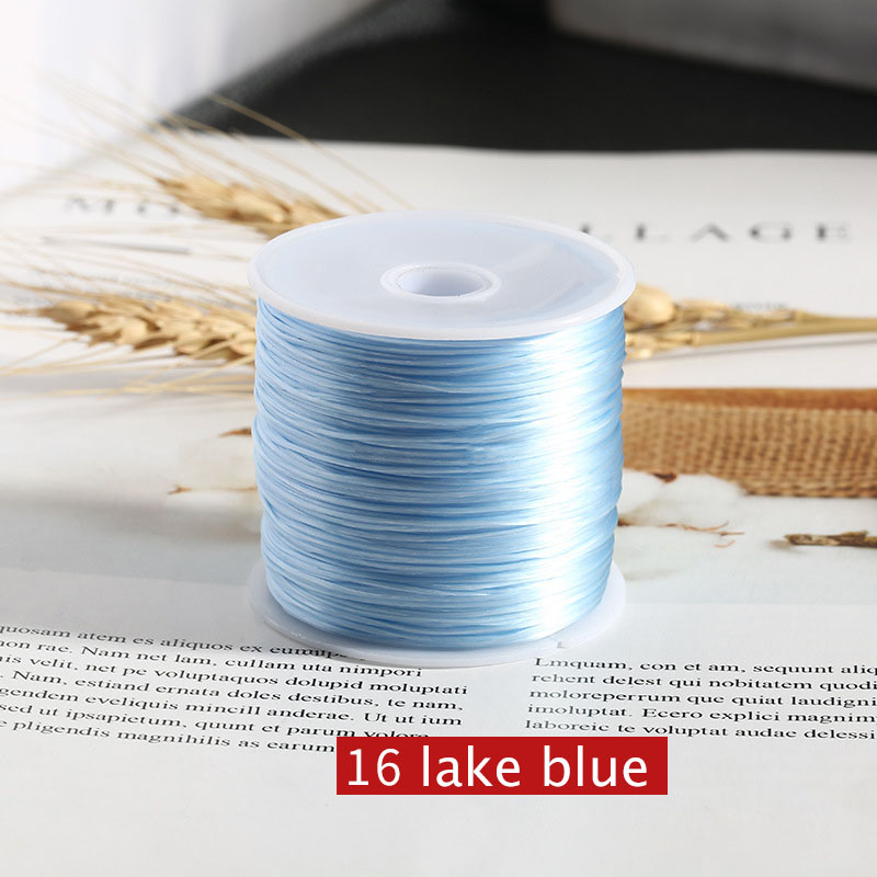 Cord for Jewelry Making 60 Meters Strong Mixed Color Crystal Elastic Rope String Stretch Line Necklace Bracelet Transparent Diy Beaded Thread