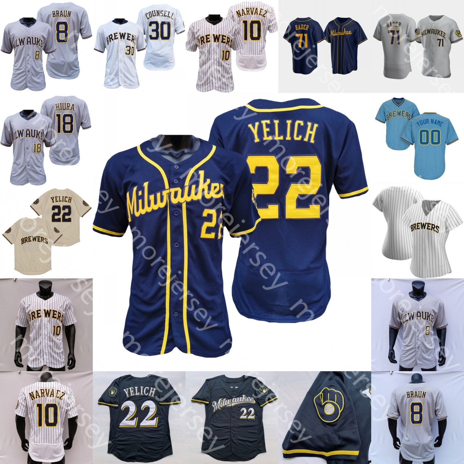 Eduardo Escobar Jersey Willy Adames Christian Yelich Corbin Burnes Josh Hader Lorenzo Cain Bradley Jr. Keston Hiura Orlando Arcia Urias Vogelbach Wong Woodruff, 2019 flexbase grey
Eduardo Escobar Jersey Willy Adames Christian Yelich Corbin Burnes Josh Hader Lorenzo Cain Bradley Jr. Keston Hiura Orlando Arcia Urias Vogelbach Wong Woodruff, 2019 flexbase grey