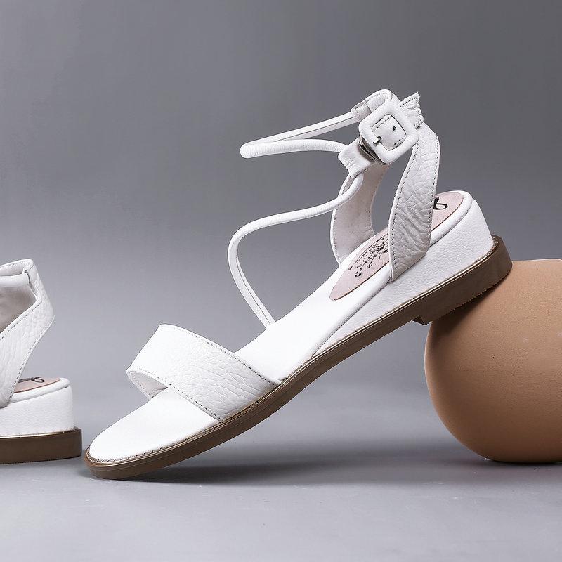 Black White Summer Europe Women Sandals Fashion Genuine Leather Women's Shoes Cowhide Wedge Dress
Black White Summer Europe Women Sandals Fashion Genuine Leather Women's Shoes Cowhide Wedge Dress